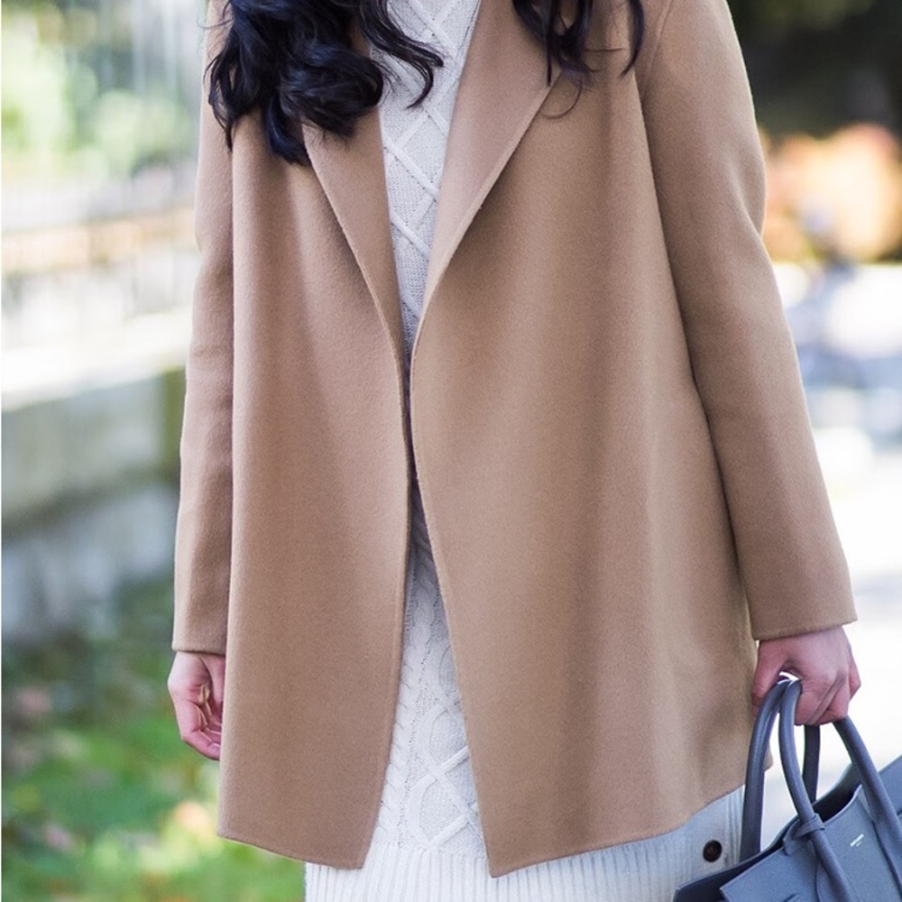 Theory Open Front Wool Blend Blazer